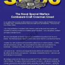 US NAVY SWCC CREED WARFARE MILITARY CANVAS PRINT- LARGE