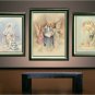 VINTAGE JESUS CHILD GUARDIAN ANGEL CANVAS PRINT- LARGE