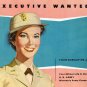WWII ARMY WOMENS CORP WAC RECRUITING CANVAS ART PRINT