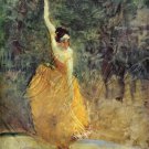 VINTAGE SPANISH FLAMENCO DANCERS CANVAS ART PRINT