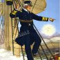 VINTAGE NAVY ADMIRAL FARRAGUT TORPEDO CANVAS ART PRINT