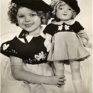 VINTAGE SHIRLEY TEMPLE & DOLL PHOTO CANVAS ART PRINT