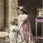VINTAGE GIRL ANTIQUE LARGE DOLL  PHOTO CANVAS ART PRINT