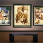 VINTAGE CHILDREN ICE CREAM CONE VENDOR CANVAS ART PRINT