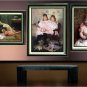 VICTORIAN CHILD GIRL ANTIQUE DOLL PORTRAIT CANVAS ART