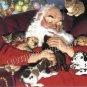 VINTAGE CHRISTMAS BOY POSTMAN LETTER SANTA CANVAS PHOTO