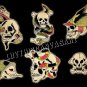 VINTAGE TATTOO FLASH SKULLS SNAKES CANVAS ART PRINT