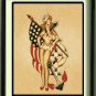 VINTAGE TATTOO FLASH SKULLS SNAKES CANVAS ART PRINT