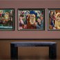 VINTAGE WURLITZER JUKEBOX MUSIC WINTER CAFE CANVAS ART