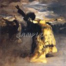 VINTAGE SPANISH DANCE FLAMENCO DANCERS CANVAS ART PRINT