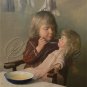 VINTAGE GIRL PLAYTIME ANTIQUE DOLL CLOTHES CANVAS PRINT