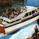 1961 CHRIS CRAFT PLEASURE BOAT CANVAS ART PRINT LARGE