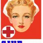 WWII RED CROSS NURSE RECRUITMENT AD CANVAS PRINT