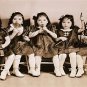 VINTAGE DIONNE QUINTUPLET MUSIC CANVAS ART PRINT- LARGE