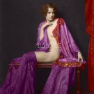 ZEIGFELD GIRL JEAN ACKERMAN RISQUE COSTUME CANVAS ART