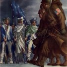 VINTAGE WWII WAR RECRUITING SOLDIERS LIBERTY CANVAS ART