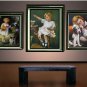 VINTAGE CHILD ANTIQUE DOLL PUPPY SLEEP CANVAS ART PRINT