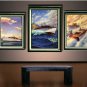 VINTAGE CHRIS CRAFT BOAT CRUISER SHIP CANVAS ART PRINT