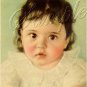 VINTAGE DIONNE QUINTUPLET MARIE BABY CANVAS ART BIG