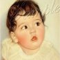 VINTAGE DIONNE QUINTUPLET CECILE BABY CANVAS ART BIG