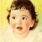 VINTAGE DIONNE QUINTUPLET ANNETTE BABY CANVAS ART BIG