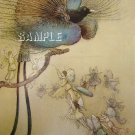 VINTAGE FAIRIES BIRD PARADISE FANTASY CANVAS ART PRINT