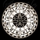 VINTAGE PAGAN MAGIC CIRCLE RITUAL CANVAS ART PRINT BIG
