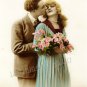 DECO RISQUE LOVERS KISS KIMONO FAN PHOTO CANVAS PRINT