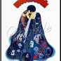 1969 WOODSTOCK FESTIVAL MUSIC LOVE PEACE CANVAS ART BIG
