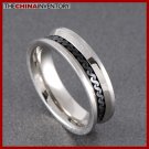 SIZE 10 STAINLESS STEEL WEDDING BAND RING R0706