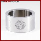 SIZE 7 STAINLESS STEEL THICK BAND RING R0817