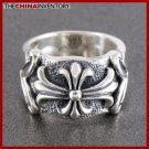 SIZE 9 925 STERLING SILVER GOTHIC CROSS RING SIL0818