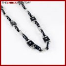 24"" STAINLESS STEEL LOCK LINKS NECKLACE N1020
