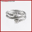 SIZE 9 STAINLESS STEEL FILIGREE ROPE R1106A