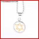 STAINLESS STEEL JEWISH STAR MAGEN DAVID PENDANT P1604