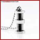 STAINLESS STEEL BLACK SCREW PENDANT NEKCLACE P1115A