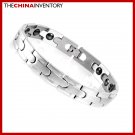 10MM 8"" STAINLESS STEEL HEALTH WATCHBAND BRACELET B1721