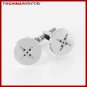 STAINLESS STEEL CZ STAR CUFF LINKS CUFFLINKS C1510