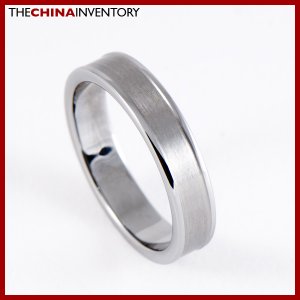 4MM SIZE 6 BRUSHED TUNGNSTEN CARBIDE BAND RING R0809