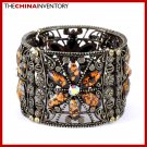 GIRLS TOPAZ SNOWFLAKE PARTY WEAR CUFF BANGLE B0723