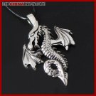 925 STERLING SILVER FIRE DRAGON PENDANT SIL1323