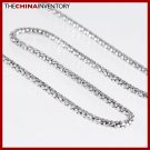 22"" STAINLESS STEEL ROUND SNAKE CHAIN NECKLACE N1104