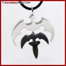STAINLESS STEEL BAT HILT SWORD PENDANT P1413