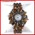WOMEN'S IMITATE TOPAZ CRYSTAL BRACELET WATCH W1401