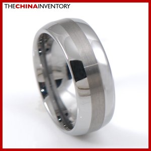 MEN SIZE 8 TUNGSTEN CARBIDE MATTE BAND RING R3803A