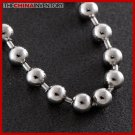 8MM 24""STAINLESS STEEL LARGE BALL CHAIN NECKLACE N0510C