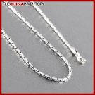 2MM 20"" 925 STERLING SILVER BAMBOO NECKLACE SIL0901B