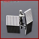 STAINLESS STEEL RECTANGULAR CUFFLINKS CUFF LINKS C1103