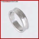 5MM SIZE 7 STAINLESS STEEL FOREVER LOVE BAND RING R1302
