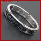 NEW MENS STAINLESS STEEL CROSS CUFF BANGLE B3906